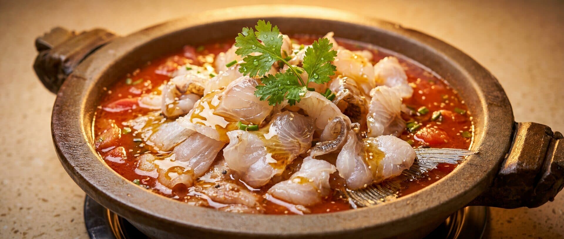 精品石锅鱼片 - 天然石锅鲜鱼现切现煮