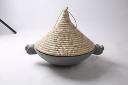 精炼高密度灰白耐火石锅 缩略图2